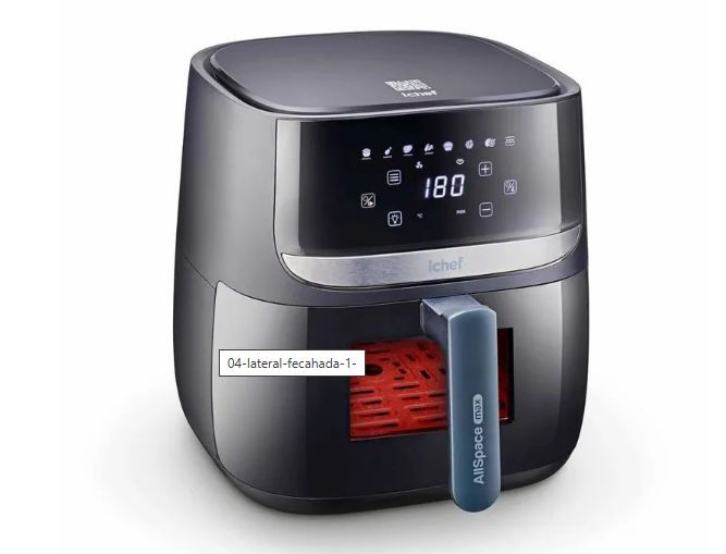 Fritadeira Elétrica Airfryer Vision Max Ichef Polishop 5,7L